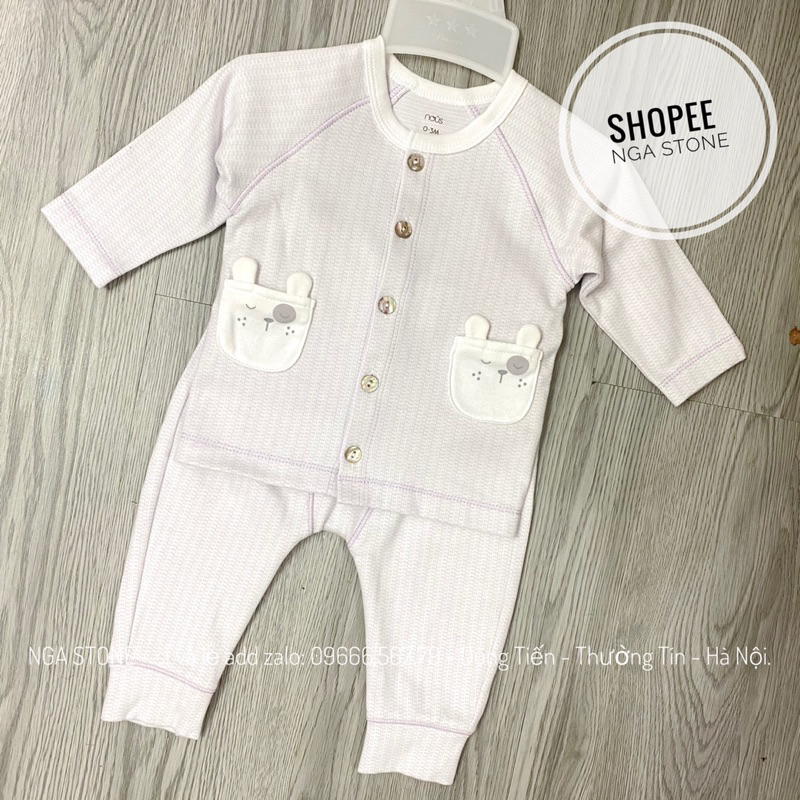 Bộ quần áo sơ sinh thu đông cho bé trai bé gái hãng nous