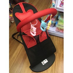 Ghế rung,ghế nhún cho bé -hàng full phụ kiện gối ,thanh treo đồ chơi và gấu chơi cho bé.