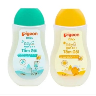 Sữa tắm gội em bé 2in1 pigeon 200ml