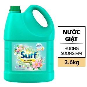 Nước Giặt Surf Hương Nước Hoa Túi 3.1Kg, 3.3kg, 3,5kg