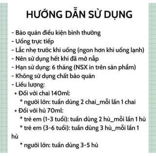 YẾN CHƯNG SẴN ĐƯỜNG ĂN KIÊNG (1 HỦ 70ML)