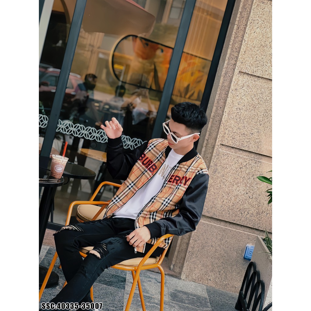 Áo Khoác Bomber Nam Nữ BBR Kẻ Sọc Thêu Logo Siêu Đẹp - Áo Khoác Nam Nữ Cao Cấp 2 Lớp Hottrend Siêu Phẩm 2023