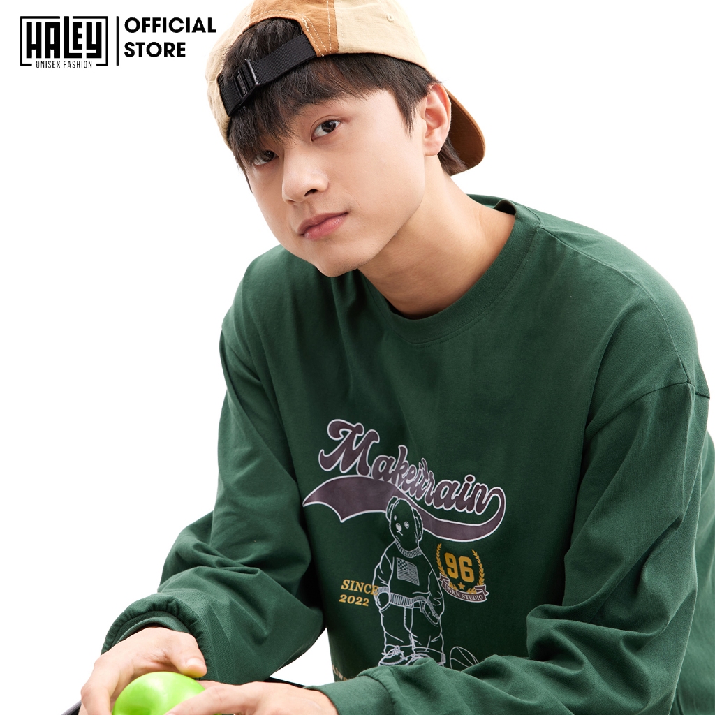 Áo Sweater Unisex Nam Nữ HALEY HD438 Dài Tay Form Rộng Phong Cách Trẻ Trung Năng Động Chất Vải Nỉ Bông Ấm Áp Mềm Mịn