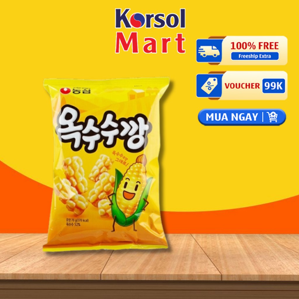 SNACK BẮP NONGSHIM HÀN QUỐC 70G