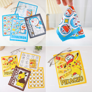 Khăn lau kính Doraemon, Hello Kitty, Pikachu dễ thương cute TooYoo BK00471