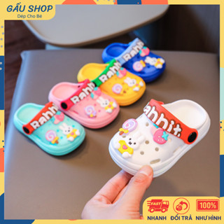 Dép sục cho bé chống trơn trượt dễ thương, siêu êm cho bé trai bé gái 1-10 tuổi D2385 | Gấu Shop