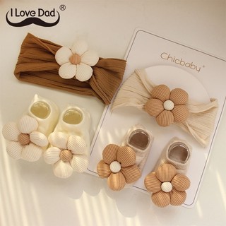 Set 2 băng đô đính hoa dễ thương cho bé gái