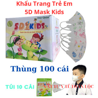 Khẩu trang 5d trẻ em duy quân