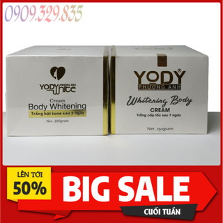 Kem Body trắng trắng da 7 ngày Yody White 250gr - Body Whitening Cream