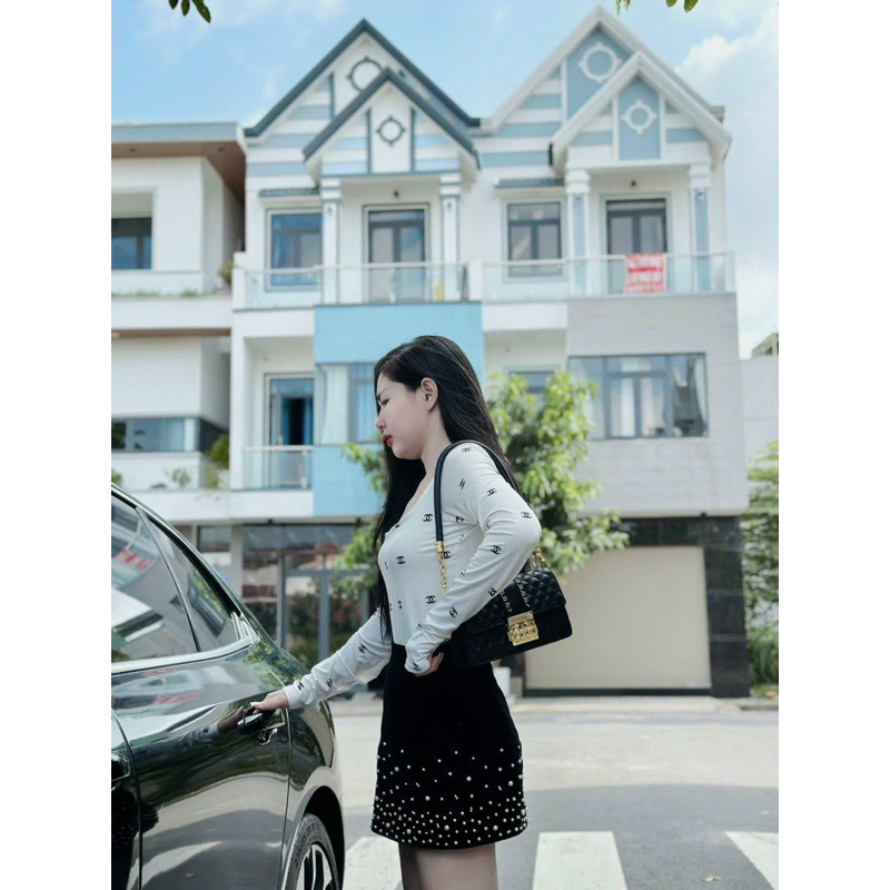 Túi xách nữ túi đeo vai trần trám khoá B