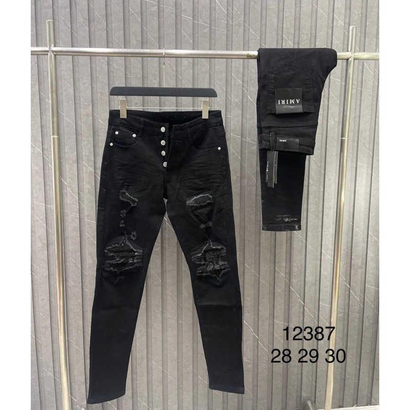 Quần Jeans Nam DSQ Vá Gối Rách Nhẹ Cao Cấp - Quần Bò Nam Vá Màu Siêu Chất