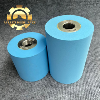 Trục mút xanh-qủa lu xanh-trục mút gắng nhám ống kích thước 100x100mm và 100x150mm cốt 25.4mm