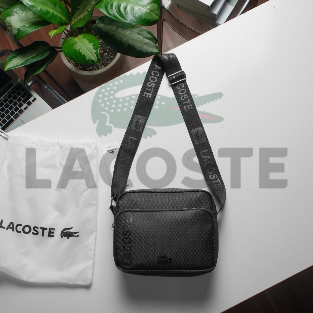 TÚI CHÉO VUÔNG LACOSTE BASIC NEW HOT
