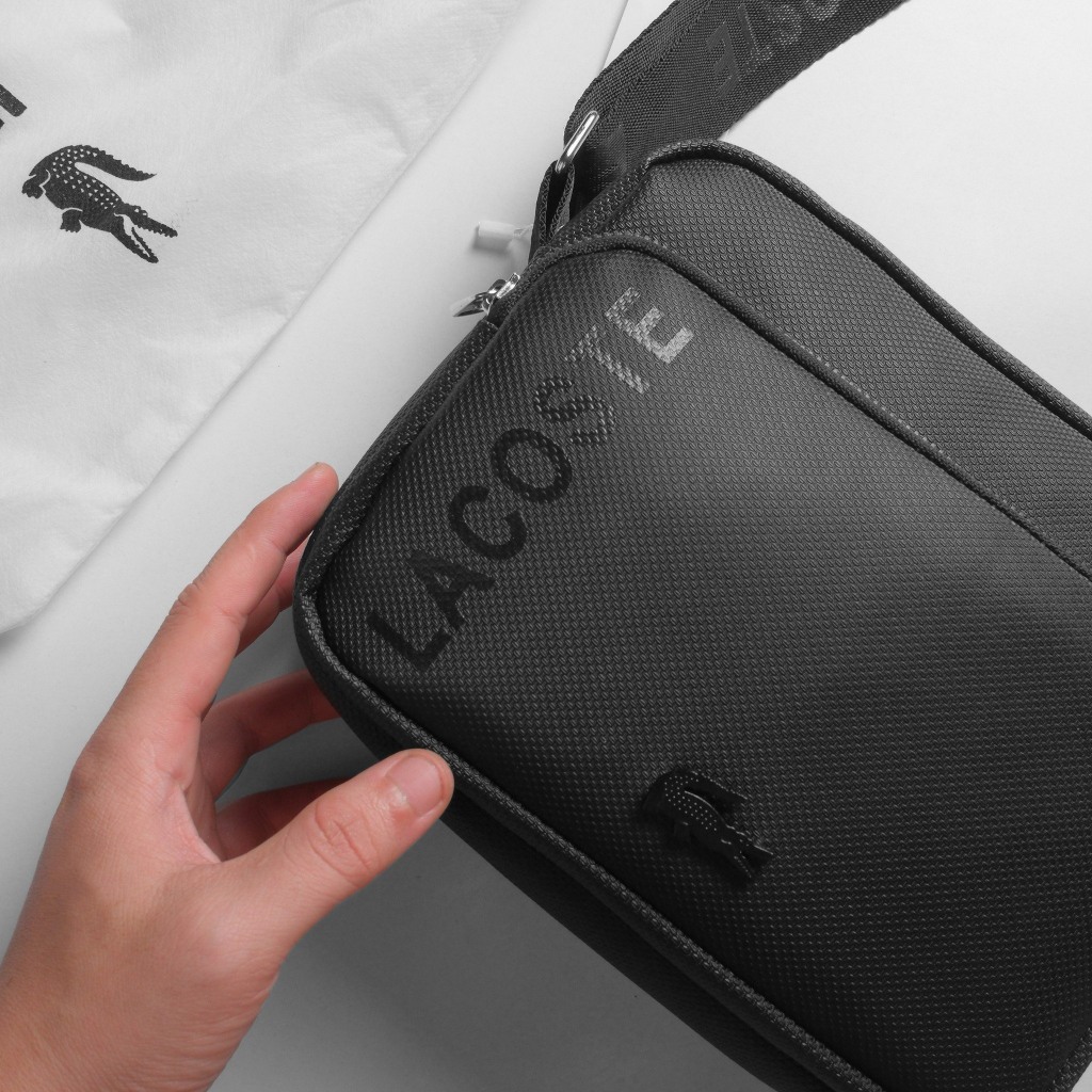 TÚI CHÉO VUÔNG LACOSTE BASIC NEW HOT