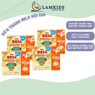 (Date 2026) Sữa Meiji Dạng Thanh Nhật Bản Cho Bé Từ 0 - 1 Tuổi, Sữa Meji Thanh Số 0 Tách Lẻ 27g Lamkids