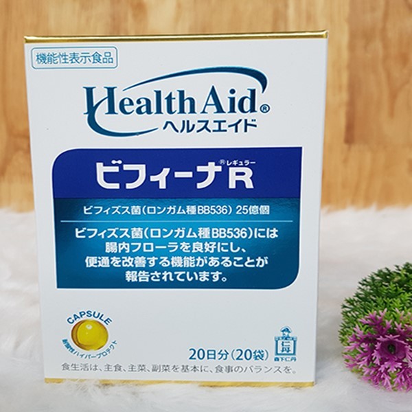 Men vi sinh Bifina R Health Aid Hộp 20 gói Nhật Bản