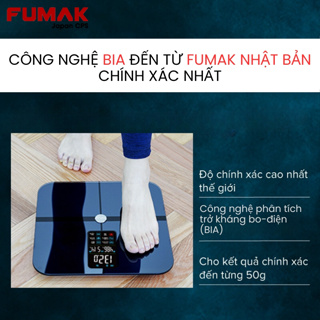 Máy Cân Đo Chỉ Số Cơ Thể Fumak Kết Nối Smart Phone F-019LB