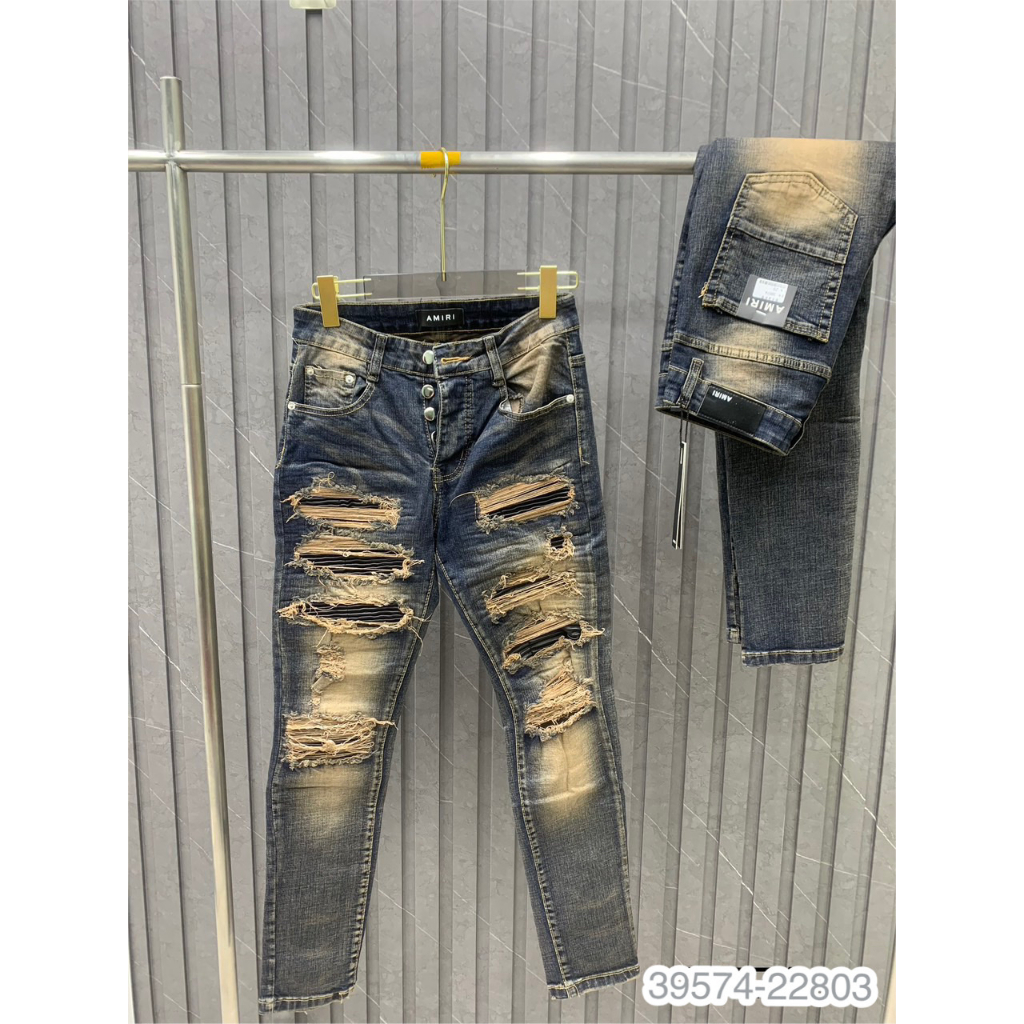 Quần Jean Nam AMR Mix Khoá - Quần Bò AMR Cao Cấp