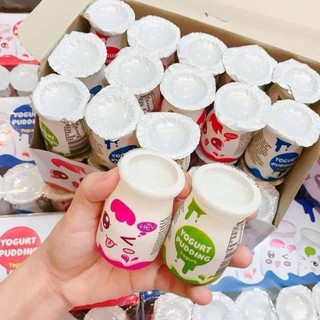 [ Hot - sale ] Combo 15 hộp thạch sữa chua pudding ăn vặt ngon giải nhiệt mùa hè