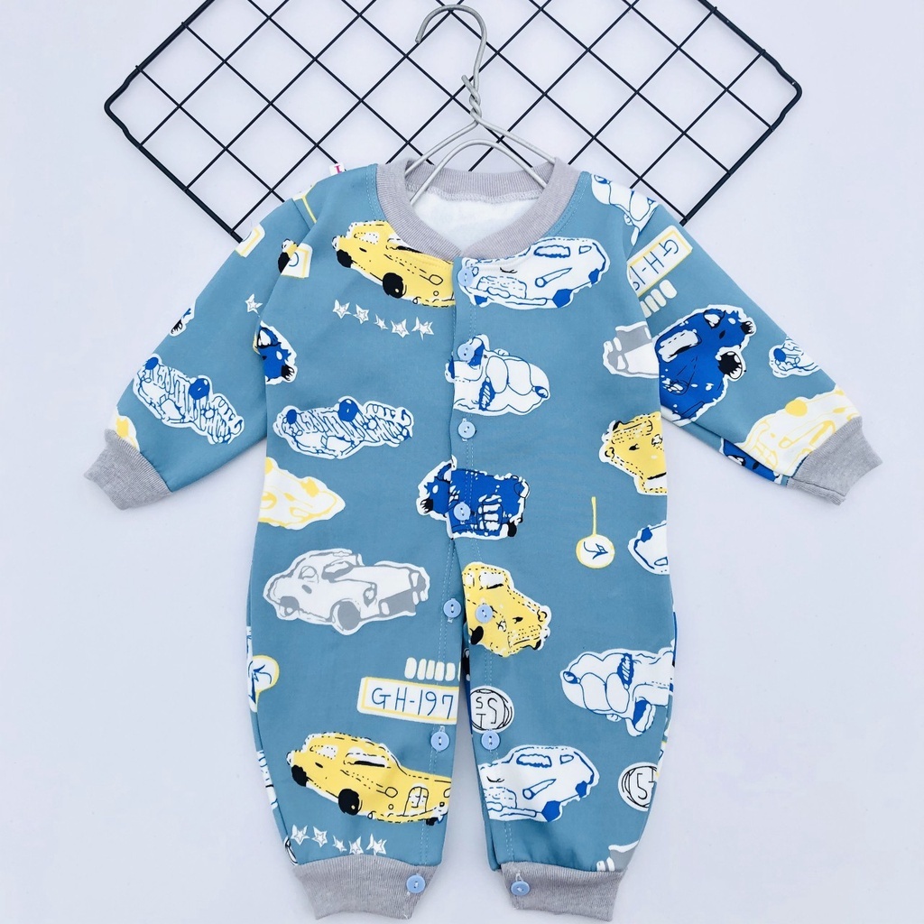 Body nỉ bông cho bé chất đẹp ấm áp