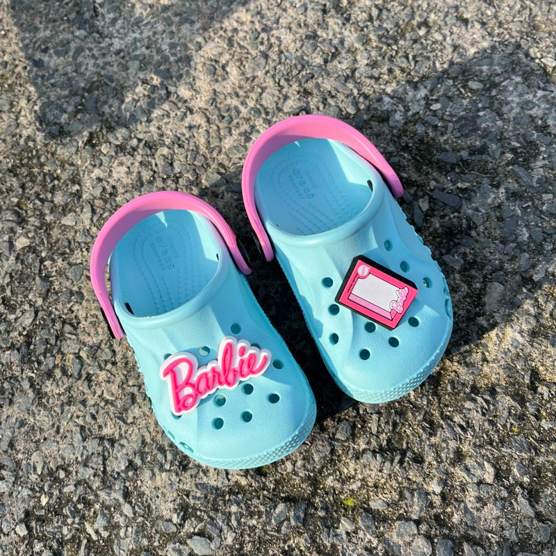 Dép Crocs Cho Bé Chính Hãng Cao Cấp, hàng nguyên, siêu bền, kháng khuẩn, tặng 4 charm. Màu xanh