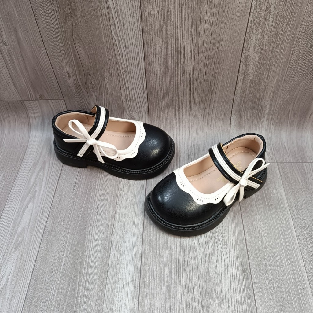Giày bé gái, giày búp bê bé gái dáng đơn giản lolita đế êm da mềm dễ phối đồ mẫu mới 2023