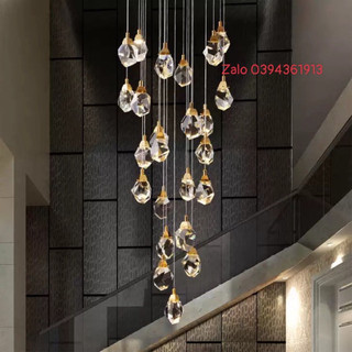 Đèn thả thông tầng,quả đèn thả phale, đèn trần phale trang trí, đèn thông tầng, đèn decor HTK027 ĐÔ THÀNH LIGHT