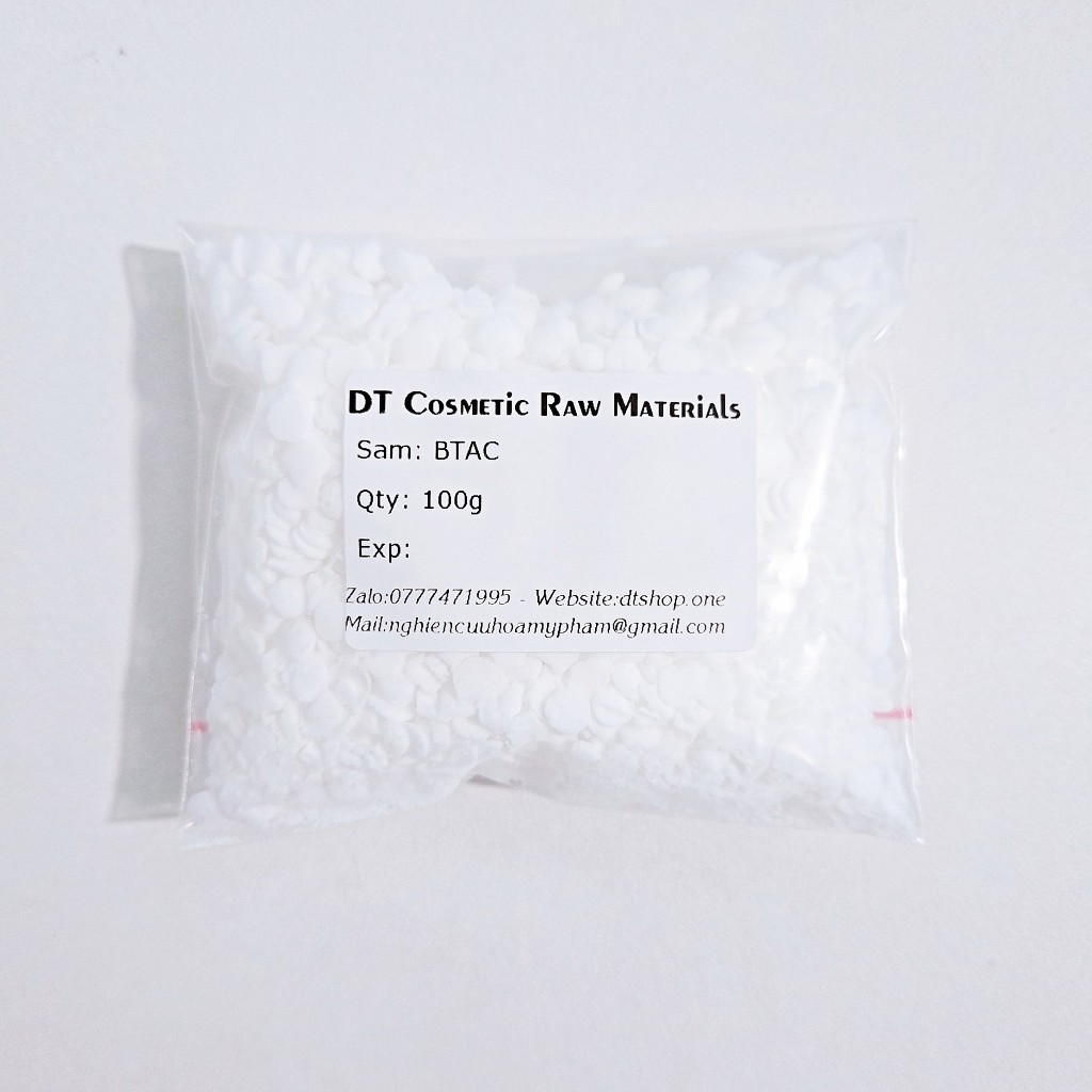 100g Behentrimonium Chloride (BTAC) - Sáp Tạo Mượt Cho Dầu Xả - Nguyên Liệu Mỹ Phẩm