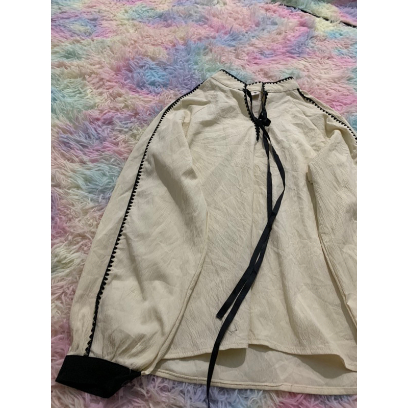 Áo kiểu thắt nơ tiểu thư siêu xinh