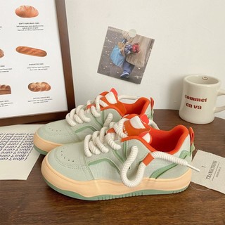 Giày sneaker thể thao nữ dây thừng phối màu cá tính Vex