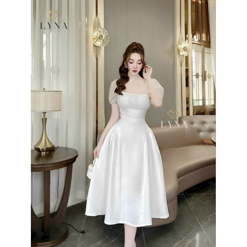 Đầm xòe xếp ly