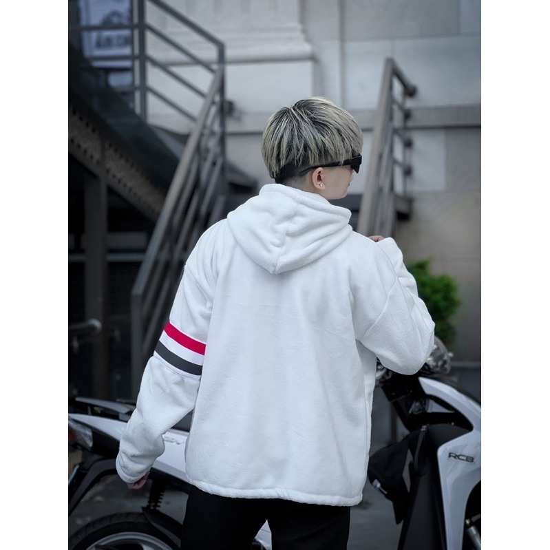 Áo khoác lông thom chất lông mượt 2 mặt có mũ thiết kế hot nhất mùa đông năm