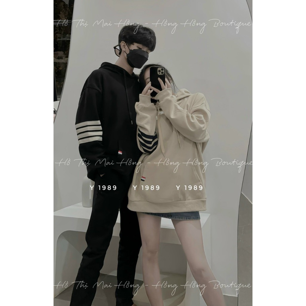 Áo Hoodie Nỉ Bông Có Mũ In hoa văn Chữ SWIN  Cực Dày Dặn