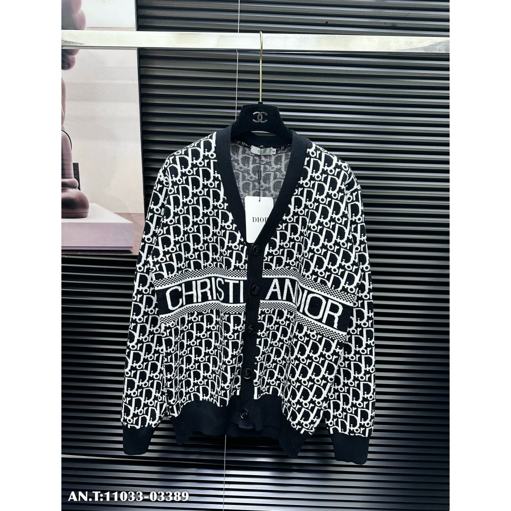 Áo Khoác Cardigan Phối Hoạ Tiết GC Nhẹ Nhàng