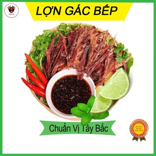 500gr thịt lợn đen gác bếp tây bắc chuẩn vị ,tặng chẩm chéo tương ớt