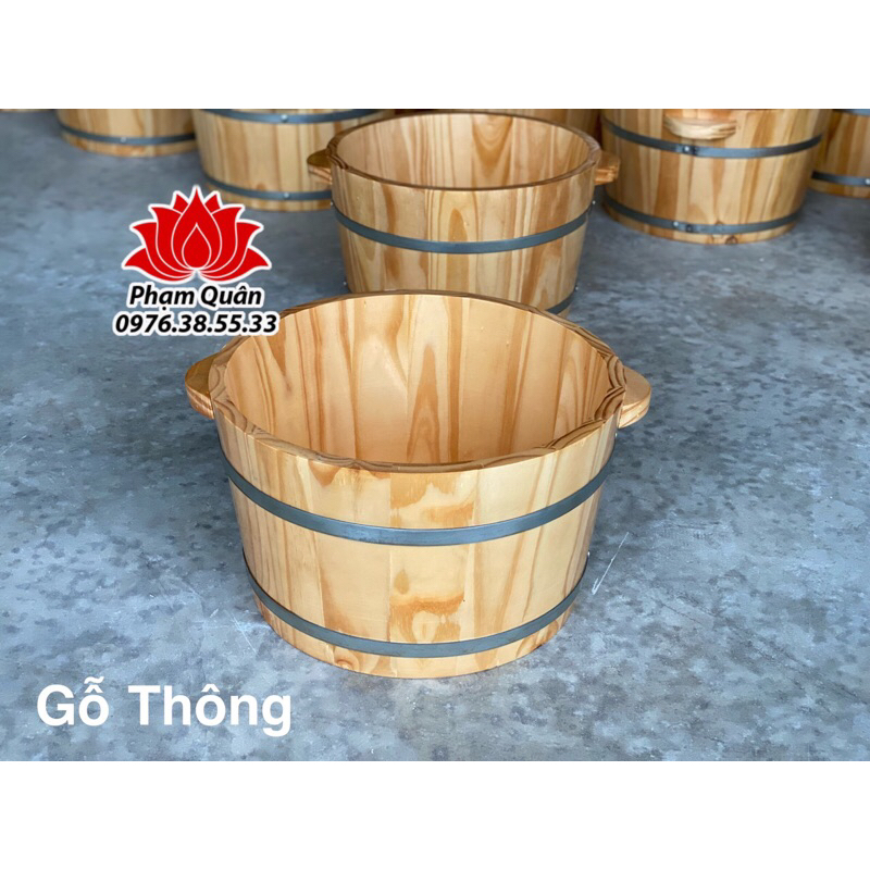 Chậu gỗ ngâm chân,bồn gỗ ngâm chân gỗ thông,thùng gỗ ngâm chân cam kết không đúng hình trả lại