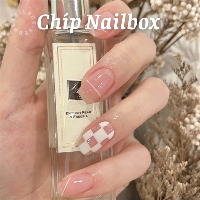 Set 24 móng giả N226 dáng ngắn