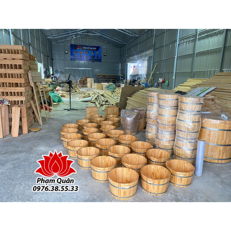 Chậu gỗ ngâm tay, ngâm chân,làm nail, rửa mặt