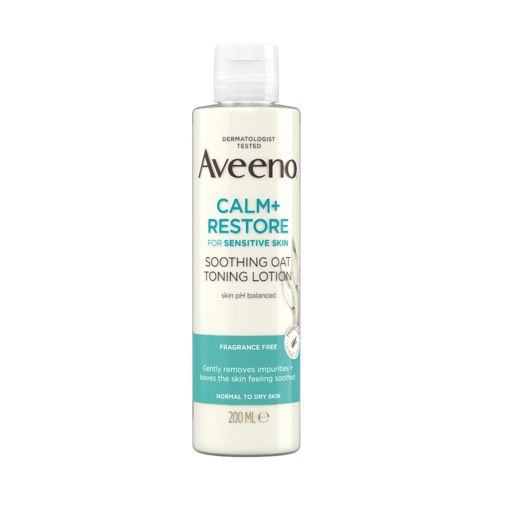 Toner dịu da cấp ẩm Aveeno Calm+ Restore Soothing Oat Toning Lotion 200 ml