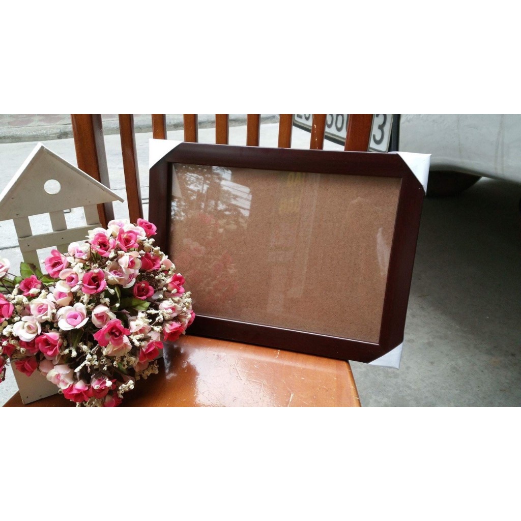 Khung bằng khen A4 NÂU DẸT , ảnh thật shop chụp, khung chứng nhận