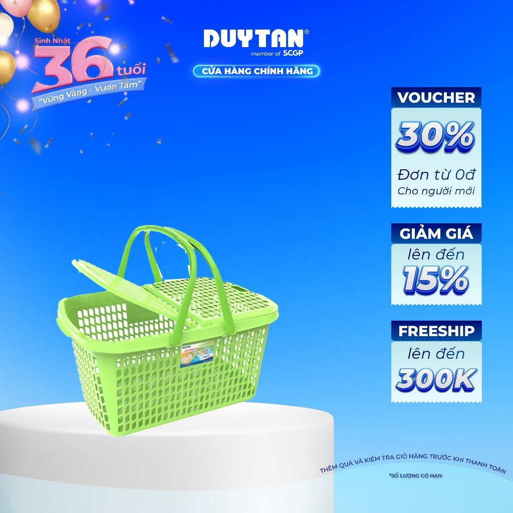 Giỏ Nắp Nhỏ 2016 Duy Tân Đựng Đồ Cho Bé Tiện Lợi