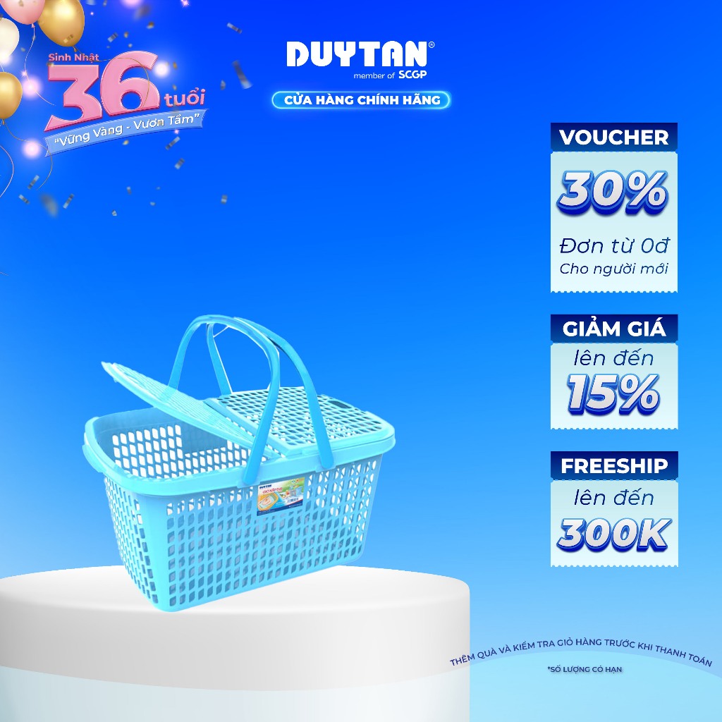 Giỏ Nắp Lớn 2016 Duy Tân Đựng Đồ Cho Bé Tiện Lợi