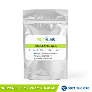 10-50g Hoạt chất làm trắng da Tranexamic Acid - Nguyên liệu mỹ phẩm Rumilab