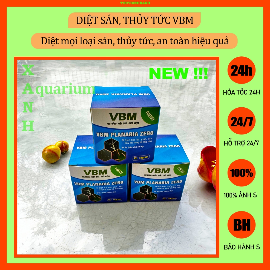 Diệt giun sán thủy sinh VBM