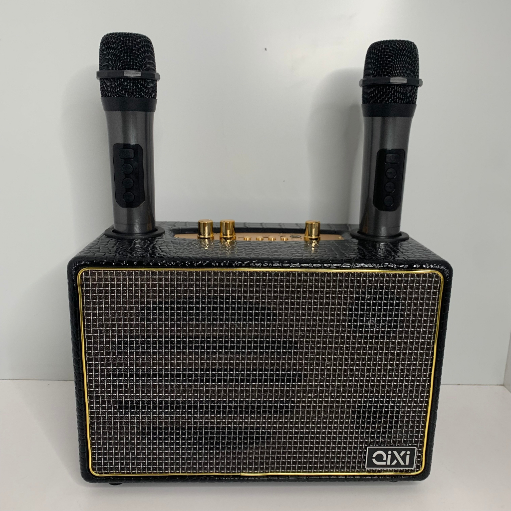 Loa Bluetooth Karaoke Qixi SK2036 Âm Thanh Siêu Đỉnh Bản Cao Cấp Nhất Tặng Mic Không Dây Hát Karaoke TECHHIGH