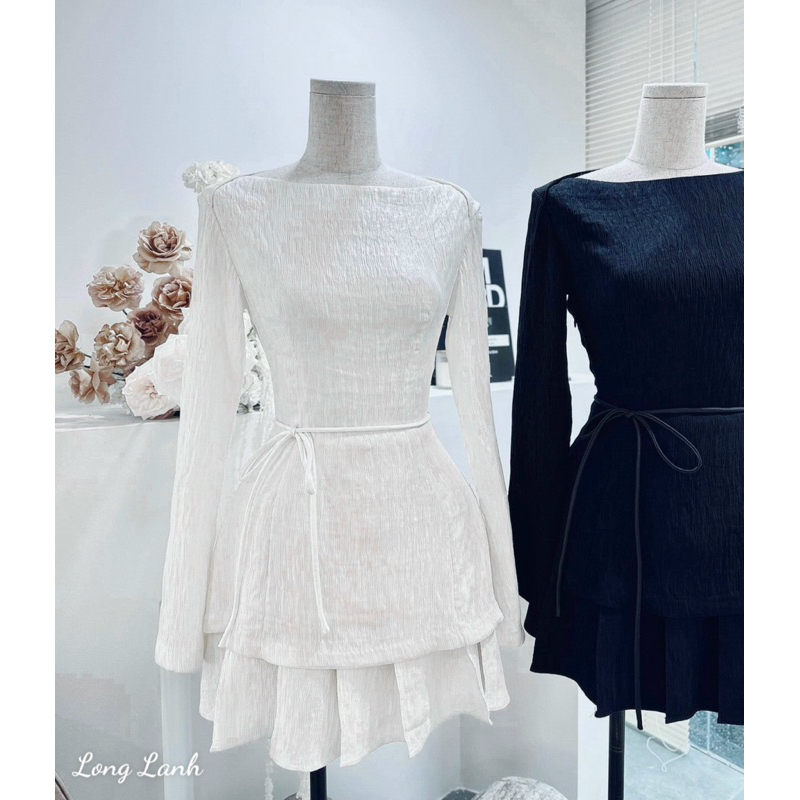 Set váy thiết kế xốp  nhắn mặc sang chảnh mix chân váy xoè siêu đẹp xinh