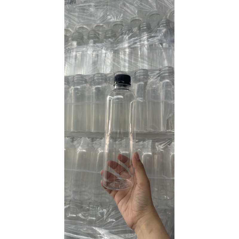 1 Bao 200 chai 500ml trà sức nắp đen - dày 29g