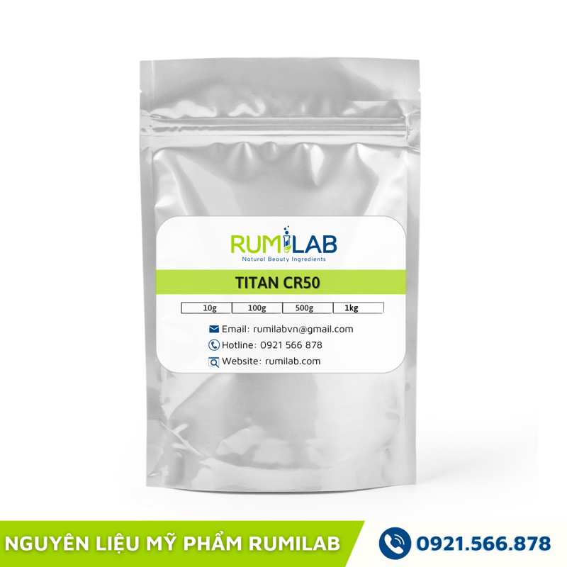 50G - 200G Titan CR50 - Nguyên liệu mỹ phẩm Rumilab