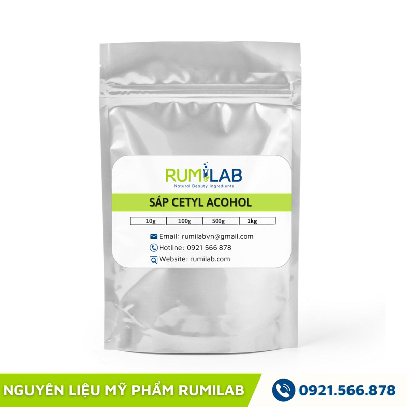 100G -1KG Sáp tạo đặc Cetyl Alcohol - Nguyên liệu mỹ phẩm