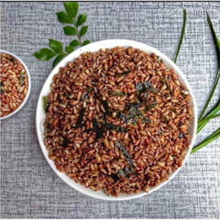 CỐM GẠO Lứt Sấy Rong Biển (cốm gạo lứt ) không đường Nhi Healthy . Ăn chay được